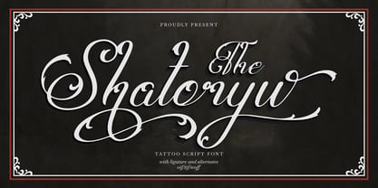 Shatoryu Font Poster 1