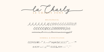 La Charly Font Poster 9