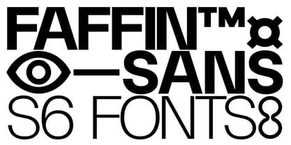 Faffin Sans Font Poster 1