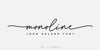 Jhon Halend Font Poster 2