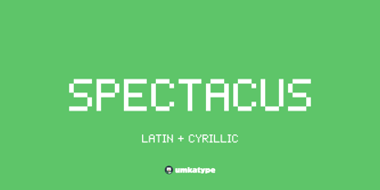 Spectacus Font Poster 1