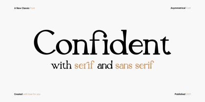 Confident Font Poster 1