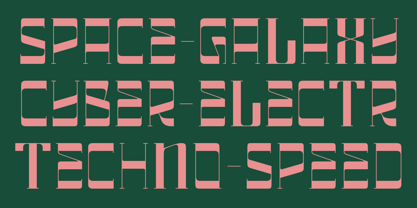 Grafro Techno Font Poster 12