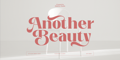 Another Beauty Font Poster 1