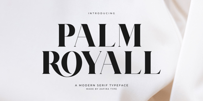 Palm Royall Font Poster 1