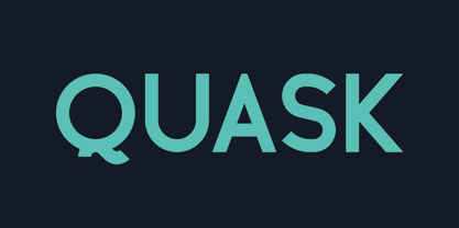 Quask Font Poster 1