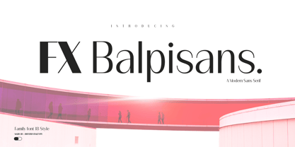 FX Balpisans Font Poster 1