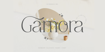 Gamora Font Poster 1