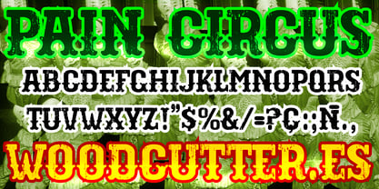 Pain Circus Font Poster 3