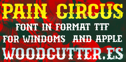 Pain Circus Font Poster 4