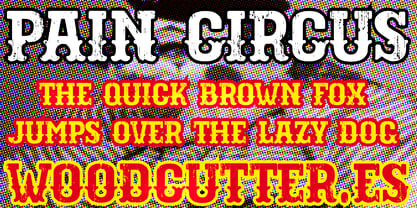 Pain Circus Font Poster 2