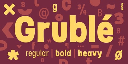 Gruble Font Poster 1