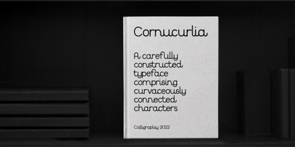 Cornucurlia Font Poster 1