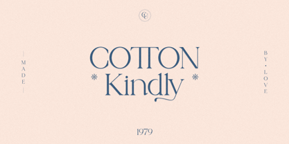 Cotton Kindly Fuente Póster 1