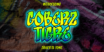 Goberz Tigre Font Poster 1