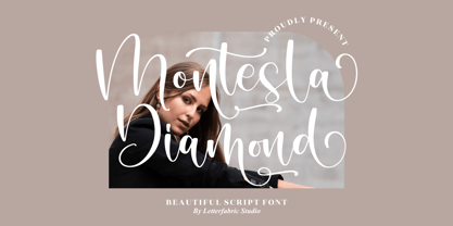Montesla Diamond Font Poster 1