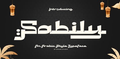 Sabily Font Poster 1