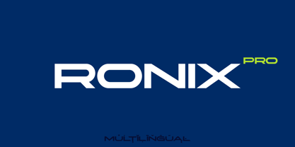 Ronix Font Poster 1