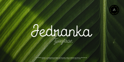 Jedranka Font Poster 1