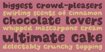 Chunky Fries Font Poster 8