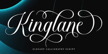 Kinglane Font Poster 1