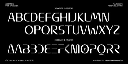 Apestron Font Poster 2