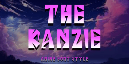 The Kanzie Font Poster 1