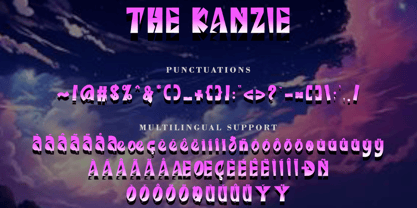 The Kanzie Font Poster 8