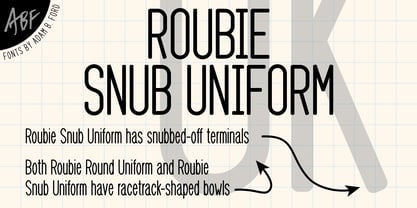 Roubie Font Poster 5