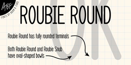 Roubie Font Poster 2