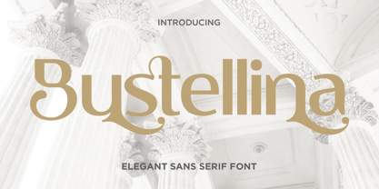 Bustellina Font Poster 1
