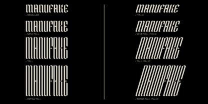 Manufake Font Poster 7