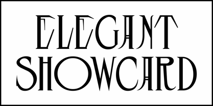 Elegant Showcard JNL Font Poster 2