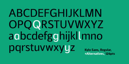 Kylo Sans Font Poster 2