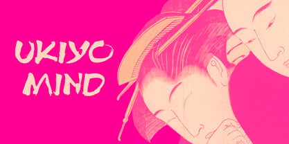 Ukiyo Mind Font Poster 1