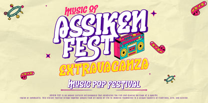 Ausyeik Font Poster 3