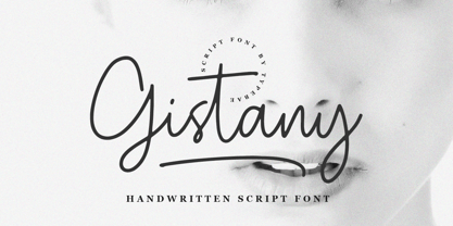 Gistany Font Poster 1