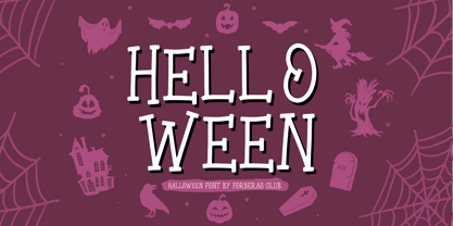 Hell O Ween Font Poster 1
