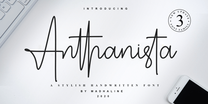 Anthanista Font Poster 1