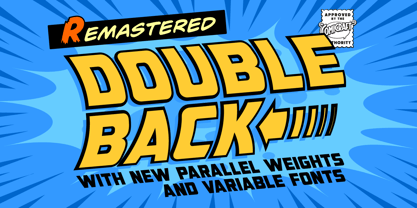 Double Back Font Poster 1