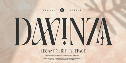 Davinza Font Poster 1