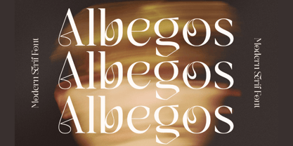 Albegos Font Poster 1