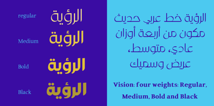 SF Vision Font Poster 3