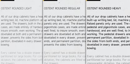 Ostent Rounded Font Poster 6