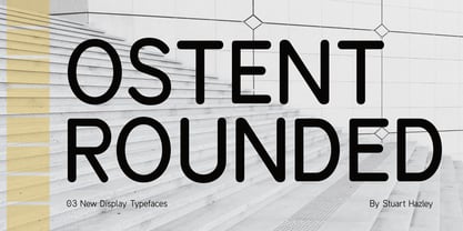Ostent Rounded Fuente Póster 1