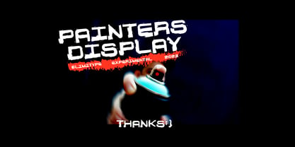 Painters Display Font Poster 11