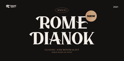 Rome Dianok Font Poster 1