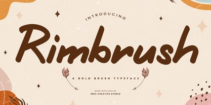 Rimbrush Font Poster 1