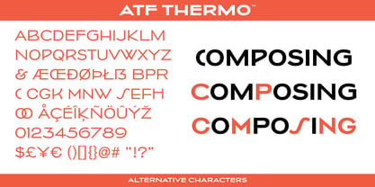 ATF Thermo Font Poster 2