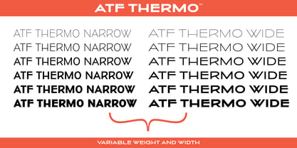 ATF Thermo Font Poster 3